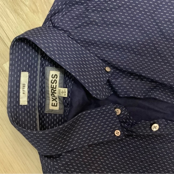 Express Fitted Dress Shirt size L - Picture 4 of 4